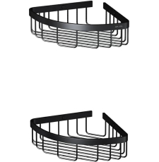 Полка AM.PM Sence L A7452222, угловая, двойная, черный