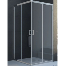 Душевая кабина Veconi RV-11 80x80, кв., прозр.\хр.