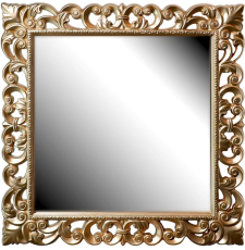 Зеркало Bliss Искушение-2 90x90, золото