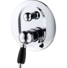Смеситель для душа Caprigo Adria-uno Black Edition 02B-551-crm встраиваемый