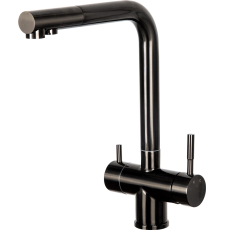 Смеситель для кухни Arfeka AF SDS-03SS304 BLACK, под фильтр, графит