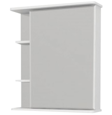 Зеркало-шкаф Kaksa Грация 62 62.2x69.9 с полками, правый, белый