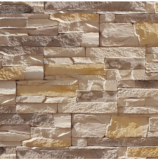 Фасадная плитка-камень Royal Legend Петра 29.7x9.7, серо-желтый