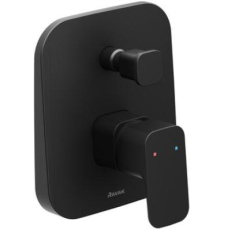 Смеситель для ванны Ravak 10° Free black-TD F 061.20, встраиваемый, черный матовый