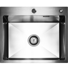 Мойка для кухни Blantek LS-5848S Brushed 58x48, врезная, нержавеющая сталь