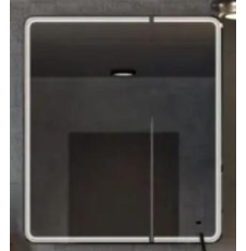 Зеркало-шкаф Axus Glory 80x80, с подсветкой, сенсор