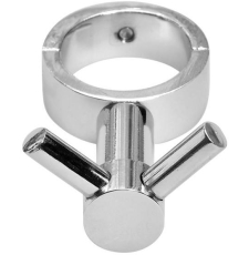Крючок для полотенцесушителя Ростела Luxon BKP03 1" разъемный, круглый, двойной, хром