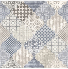 Напольная плитка-керамогранит Cersanit Majolica 42x42, голубой