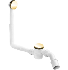 Сифон для ванны McAlpine HC2600CL-GOLD клик-клак, золото