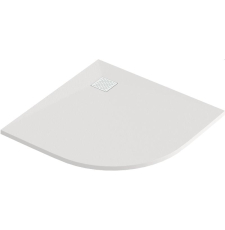 Угловой душевой поддон BAS Good Door Essentia R 90x90x3, белый