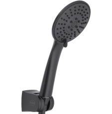 Душевая лейка Armatura Moza Black 841-220-81 со шлангом и держателем, черный Душевая лейка Armatura Moza Black 841-220-81 со шлангом и держателем, черный