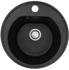 Мойка для кухни AV Engineering Richi 51x51 AV510510RBKA врезная, черный, ЦЕ-6982366080