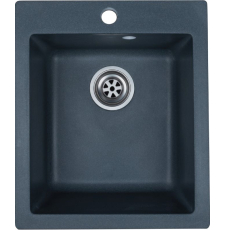 Мойка для кухни GranRus GR-415 49x41.5, врезная, антрацит