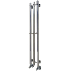 Полотенцесушитель Маргроид Inaro 100x6x12 водяной, 6 крючков, нижнее, хром Полотенцесушитель Маргроид Inaro 100x6x12 водяной, 6 крючков, нижнее, хром