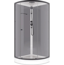 Душевая кабина Domani-Spa Simple 99 90x90 прозрачн. DS01Sm99LGrCl00.Gt-V1.2-Black