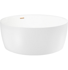Акриловая ванна Wellsee Pour Plus 150x150, отдельностоящая, белый глянцевый/золото