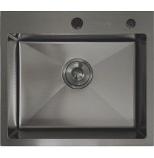 Мойка для кухни Gerhans 45x50 K35044BD, врезная, PVD графит соты