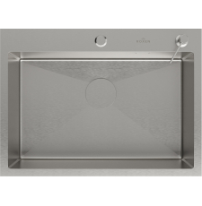Мойка для кухни Roxen Simple 65x48, врезная, с коландером, дозатором, сатин