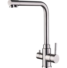 Смеситель для кухни Ledeme H55 L4355-3 под фильтр, нерж.сталь