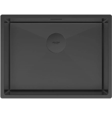 Мойка для кухни Paulmark Next 58 Uni 58x44 PM215844-MBN, под столешницу, черный матовый