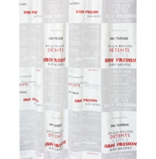 Текстильная шторка для ванны Bisk Words 180x200 04950