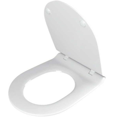 Крышка Керамин Бергамо-ЖС Slim для унитаза, с сиденьем, жесткое, плавное