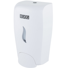 Дозатор для мыла и антисептика BXG-SD-1198, 1000 мл, белый глянец
