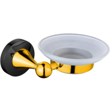 Мыльница CeramaLux Luxury 57504, черный/золото