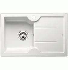 Кухонная мойка врезная Blanco Idessa 45 S 78x50 514487, левая, матовая белая Кухонная мойка врезная Blanco Idessa 45 S 78x50 514487, левая, матовая белая