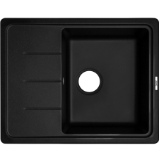 Мойка для кухни ZorG Granit Torino 62 61.5x50, врезная, черный опал