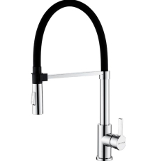 Смеситель для кухни Paulmark Halt Ha214021-CR с гибким изливом, хром