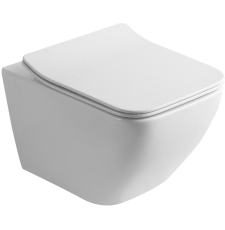 Унитаз Aquaceramika Mikado подвесной, с крышкой UF микролифт, Glossy White Унитаз Aquaceramika Mikado подвесной, с крышкой UF микролифт, Glossy White