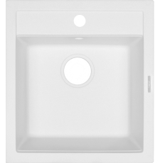 Мойка для кухни ZorG Como 46 46.5x50.5, врезная, белый камень