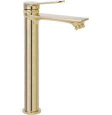 Смеситель для умывальника Rea Viral Gold High B2023 отдельностоящий, золото