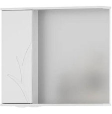 Зеркало-шкаф Volna Adel 80x70 с подсветкой, 1 дв., левое, белый глянец, zsADEL80.L-01