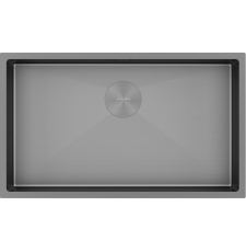 Мойка для кухни Paulmark Next 74 Uni 74x44 PM217444-MG, под столешницу, серый матовый