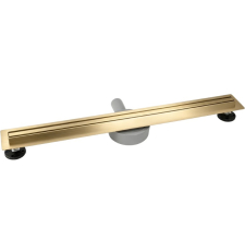 Трап для душа BAS Good Door Linear 600 ТЛ00071, комбинированный, брашированное золото