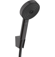 Душевая лейка Hansgrohe Pulsify 105 3jet Porter 24302670 со шлангом и держателем, черный Душевая лейка Hansgrohe Pulsify 105 3jet Porter 24302670 со шлангом и держателем, черный