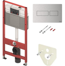 Инсталляция для унитаза Tece Tecebase 2.0 kit 9 400 434 с кнопкой Тecesolid, сатин