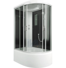 Душевая кабина Iva SC120CTL 120x80 асимм., тон. черн.\сатин, левая Душевая кабина Iva SC120CTL 120x80 асимм., тон. черн.\сатин, левая