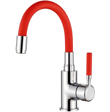 Смеситель для умывальника Ledeme H99 L1399-1, красный