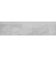 Плитка-керамогранит для ступеней Grasaro Beton G-1102 120x29.4x11, серый, sugar-эффект