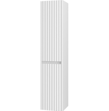 Шкаф-пенал Brevita Balaton 35 подвесной, 2 дв., левый, белый мат.