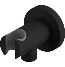 Подключение для душевого шланга Whitecross Y Y1005BL с креплением для лейки, матовый черный