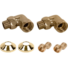 Угловое соединение 1"х3/4" г/ш Terminus 741SCH1005, матовое золото PVD (пара)