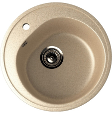 Мойка для кухни Ulgran U-101 50x50, врезная, бежевый 328