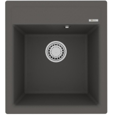 Кухонная мойка Lemark Hanka 450 45x50 9910011 врезная, серый шелк