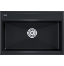 Мойка для кухни Paulmark Stepia-750 75x51 PM117551-BLM, врезная, черный металлик