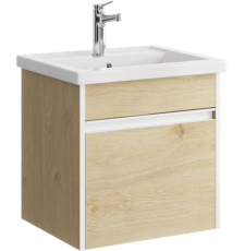 Тумба для умывальника Aqwella Urban 50 Фостер подвесная, 1 ящ., дуб давос