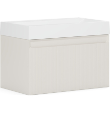Тумба для умывальника Belux Базель Н 80-01 подвесная, 1 ящ., Светлый Миндаль матовый 180